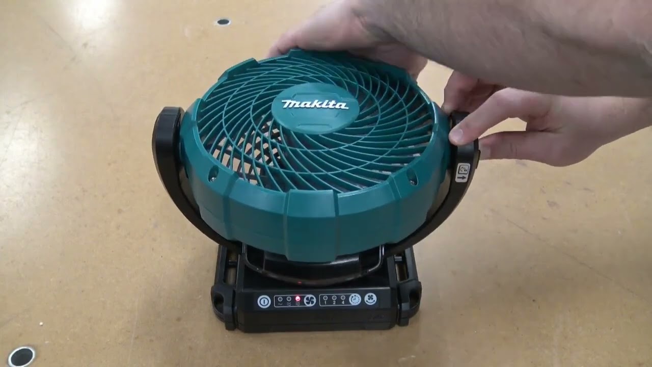 Makita - Product Details - DCF102Z 18V LXT Automatic Swing Fan