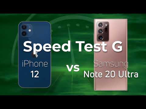 iPhone 12 vs Samsung Note 20 Ultra