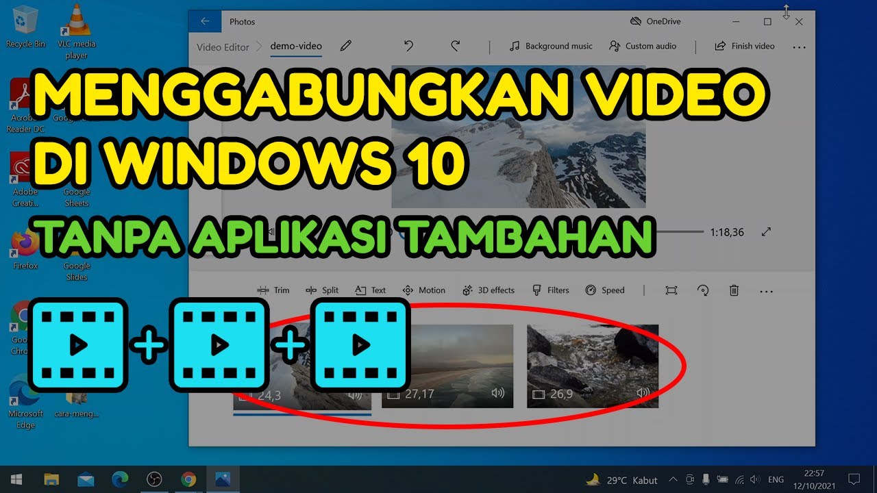 Cara Menggabungkan Video di Laptop Windows 10 [Tanpa Aplikasi Tambahan