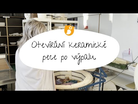 Otevírání keramické pece