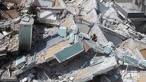 شاهد: طائرة من دون طيار تصور حجم الدمار الذي لحق بقطاع غزة عقب انتهاء القتال مع إسرائيل
