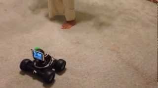 Arduino and Android Powered Object Tracking Robot