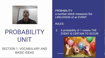Basic Probability, video 1
