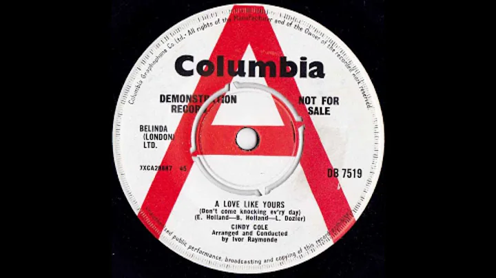 Cindy Cole - A Love Like Yours (Remember Liverpool...