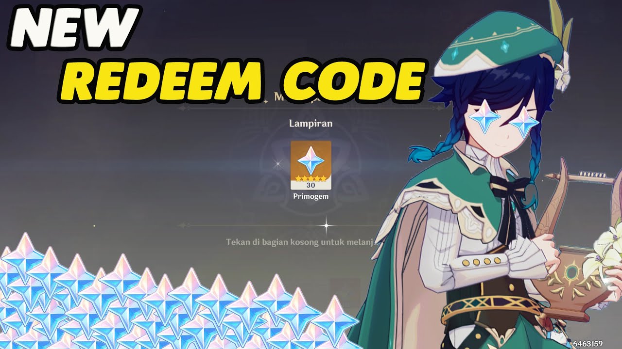 New Official Redeem Code!!! 🔥🦾 30 PRIMOGEMS!!! TTQNCFMADSWH