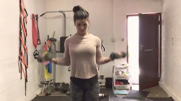 Biceps curls, external rotation