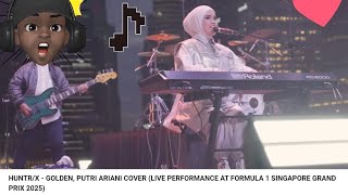 картинка: GOLDEN, PUTRI ARIANI COVER (ЖИВОЕ ВЫСТУПЛЕНИЕ НА ФОРМУЛЕ 1 В СИНГАПУРЕ - РЕАКЦИЯ/ОБЗОР)