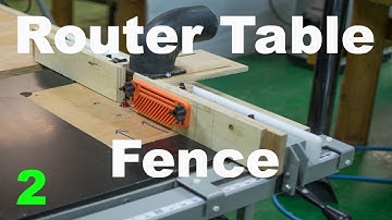 Router Table Fence with Dust Collection Pt  2