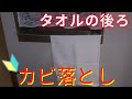 【初心者でもここまでできる】カビ落とし【タオル裏の壁】