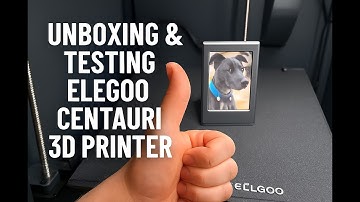 Elegoo Centauri 3D Printer Unboxing + First Print Setup