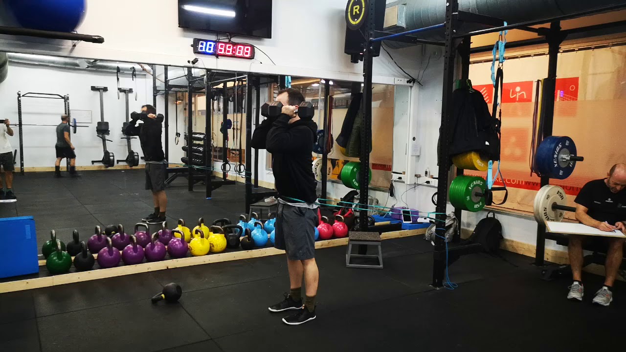 Banded Dl Banded Dl and Dumbbell Clean - YouTube