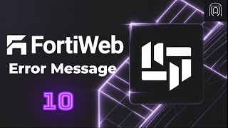 Fortiweb Custom replacement messages
