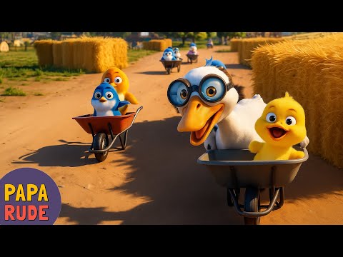 🦆 Птицы на ферме | Песенки для малышей | Чик-чирик, Ко-ко-ко, Кря-кря 🐥 | Paparude