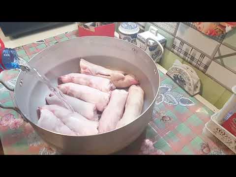 Хаш из свиных ножек