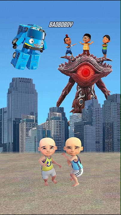 ROBOT BUS TAYO SELAMATKAN TEMAN UPIN IPIN DARI MONSTER DAJAL‼️