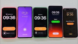 Alarm Clock + Timer IPhone XR, IPhone 11, iPhone 13 Pro, Realme 12 Pro, Samsung Galaxy A51
