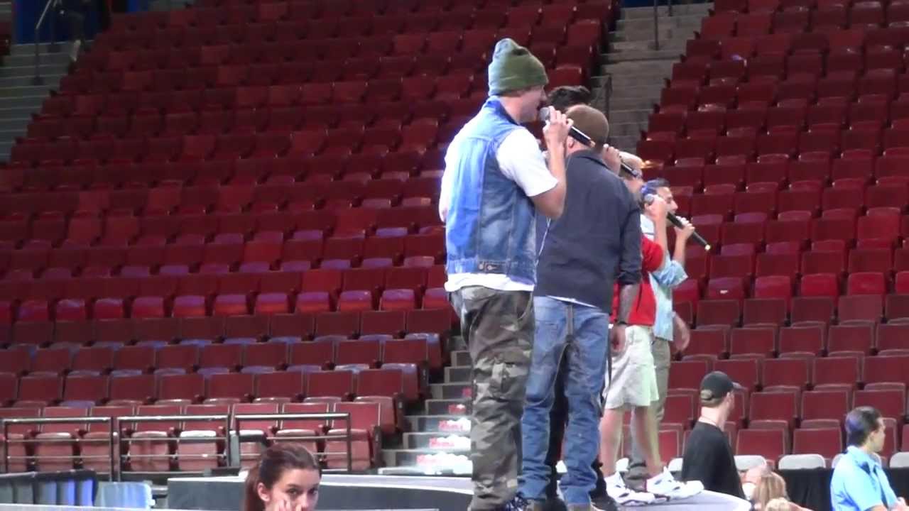 More Than That - Backstreet Boys Soundcheck - In A World Like This Tour - Montreal - 2013-08-06