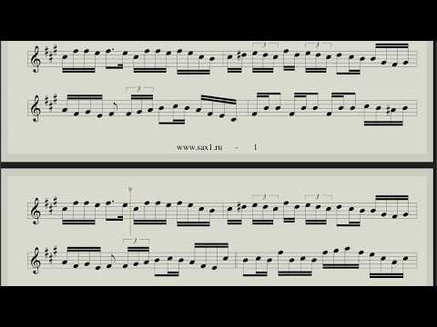 Traditional Irish Reel - sheet music and backing track for sax Alto