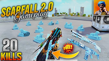SCARFALL 2.0 WINTER UPDATE ❄️ FREE GLACIER GUN SKIN 🥶 MUMBAI MAP GAMEPLAY 😤 LION x GAMING