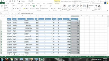 Excel Tables Tutorial #2 How to Create and Use Excel Tables 2013 2010 2007