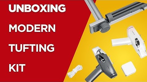 Unboxing new Clawlab tufting kit | tufting gun & innovative tufting frame