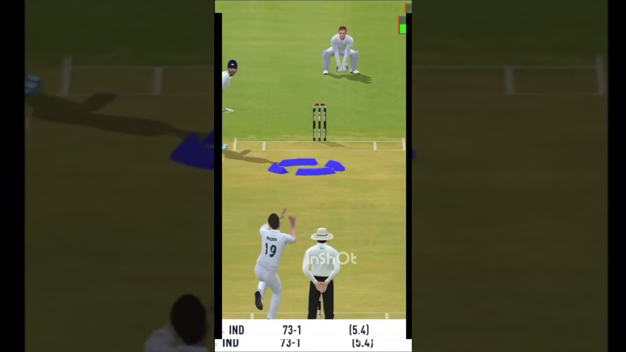 W. mulder vs K. rabada bowl out challenge Real cricket