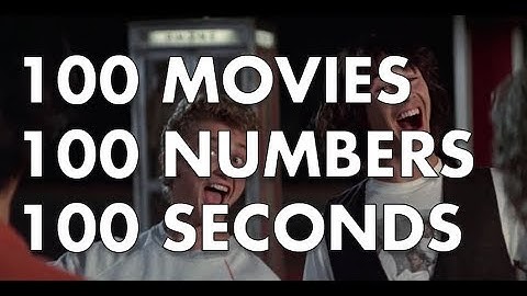 100 Movies 100 Numbers 100 Seconds - Movie Countdown