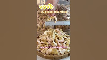 Tôm đất khô Cà Mau thiên nhiên nguyên vỏ #food #vove #tomkho