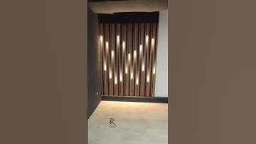 WPC panel with light #ordernow #contentcreator #interiordesign #viral #design #homedecor #interior