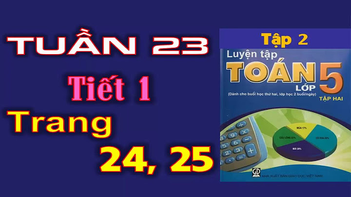 Sách luyện tập toán lớp 5 tập 2 năm 2024