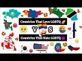 Countries That Love/Hate LGBTQ 🏳️🌈
