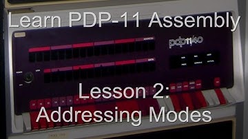 Learn PDP-11 Assembly Lesson 2 - Addressing modes
