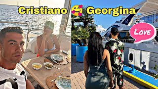 Cristiano Ronaldo with family Georgina Rodrigues 😍🌹😘 #cristianoronaldo #georginarodriguez #love