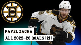 Pavel Zacha (#18) All 21 Goals of the 2022-23 NHL Season