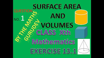 Exercise 13.1 Q1, 2 cubes each of volume 64 cm³ are joined end to end.Find the surface area of the..