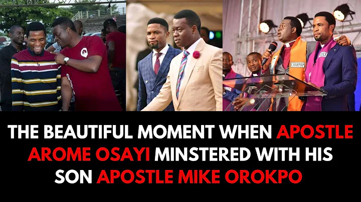 THE OLD VIDEO OF APOSTLE AROME OSAYI HIS SON APOSTLE MIKE OROKPO MINISTERING TOGETHER
