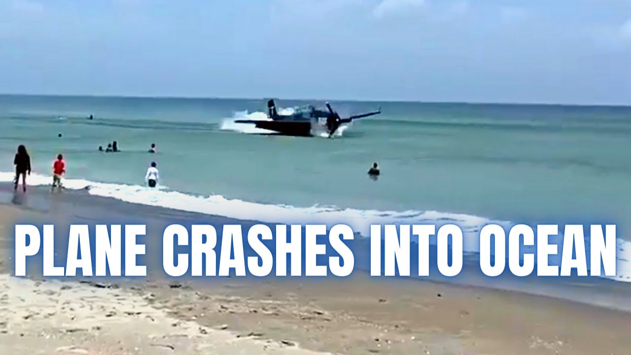 Plane Crashes In Ocean | Stunt Pilot Nearly Crashes and All Out Aviation