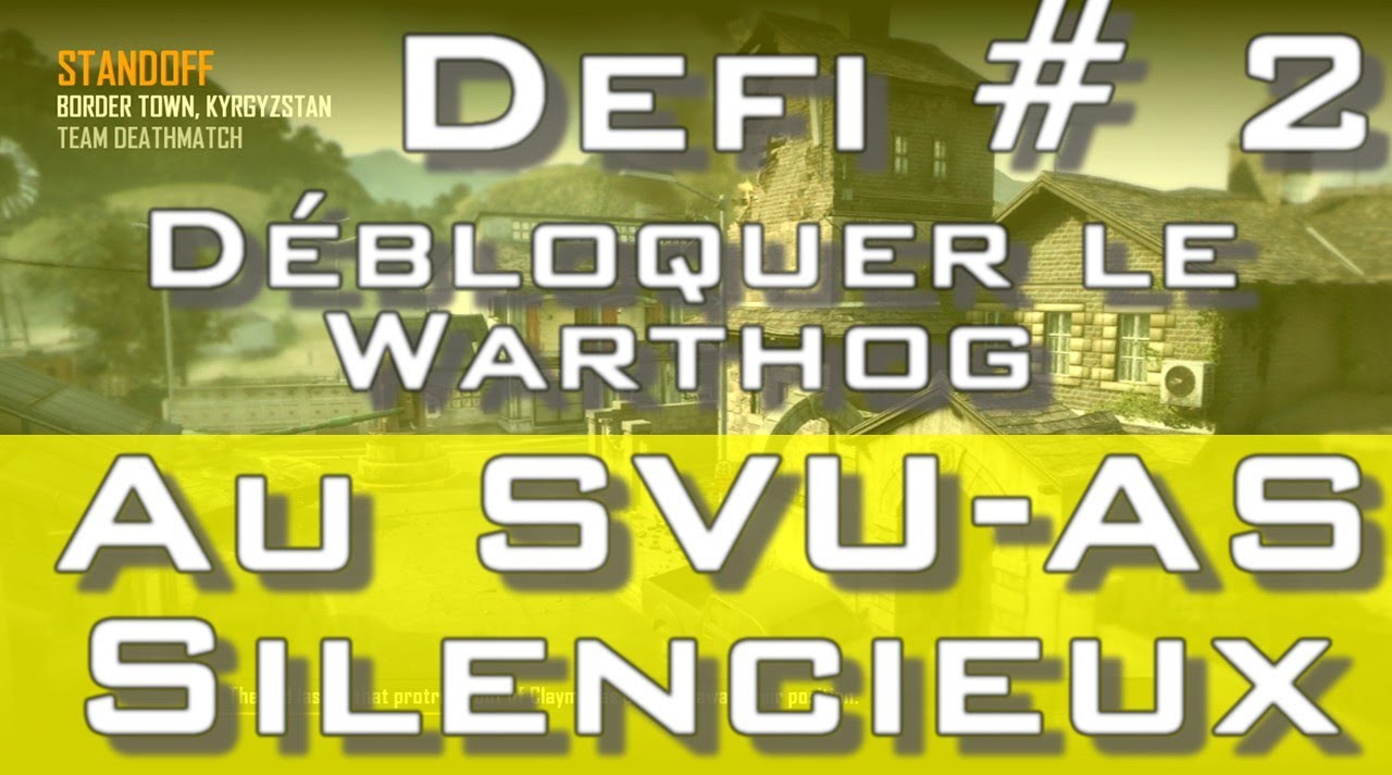 Défi #2 Zeldixpoint29 : Débloquer le Wathog au SvU AS Silencieux