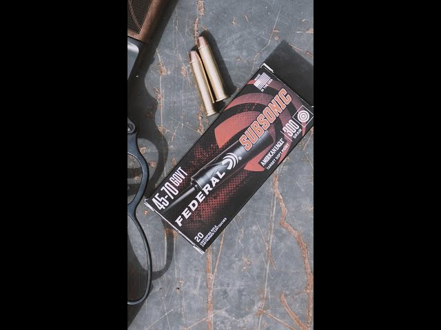 Federal's All-New Subsonic 45-70 Govt.