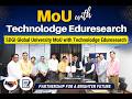 🎥 Hon’ble Vice Chancellor’s Insight on a Landmark Collaboration! -MoU with Technoladge Eduresearch