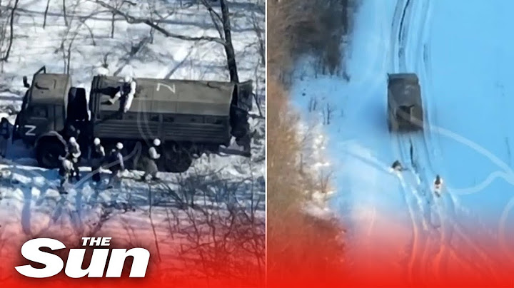 Russian soldiers 'abandoned by fleeing comrades truck leaving them stranded in Ukraine'
