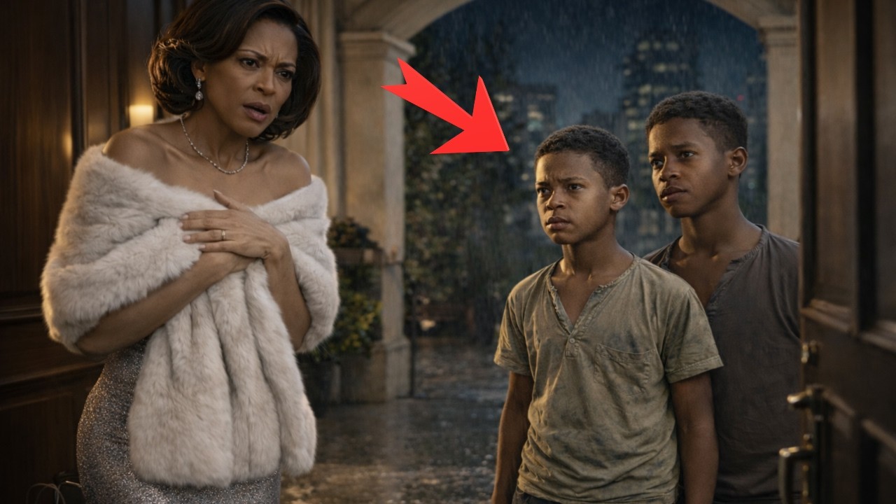 “Black Billionaire Woman Returned from a Gala — Two Black Poor Boys Were Dumped at Her Door”