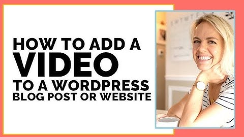 How to add a Youtube Video to your Wordpress Blog or Website