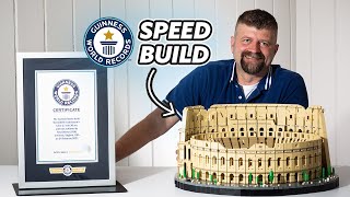 Fastest LEGO Colosseum Build!  Guinness World Records
