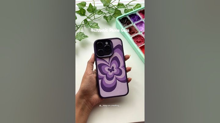 DIY Aesthetic phone case #aesthetic #purple #painting #phonecase