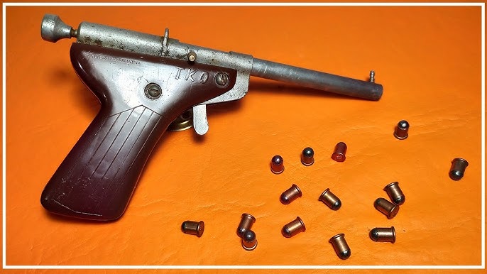 pistola antigua de aire comprimido 