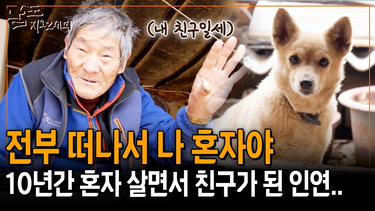 사람들 다 떠나 나 홀로 남았을때 10년간 곁을 지켜준 유일한 친구. 내 가족이지.. [남도지오그래피] | KBS 140113