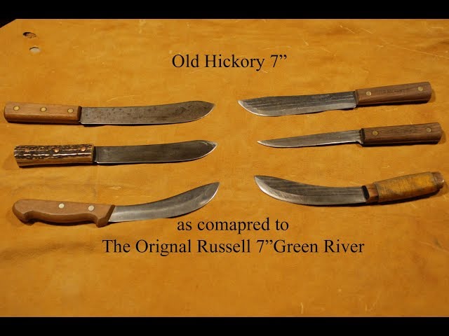 Old Hickory 7Butcher Knife compared to The Original Green River 7 Butcher  knife 