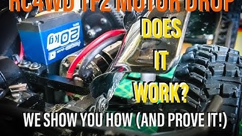TF2 Motor drop how to RC4WD Trailfinder