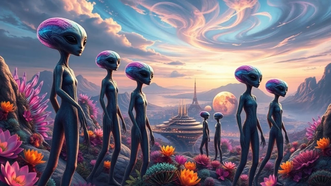 Aliens Touch Down On Earth To Greet Humans | SciFi Story - YouTube